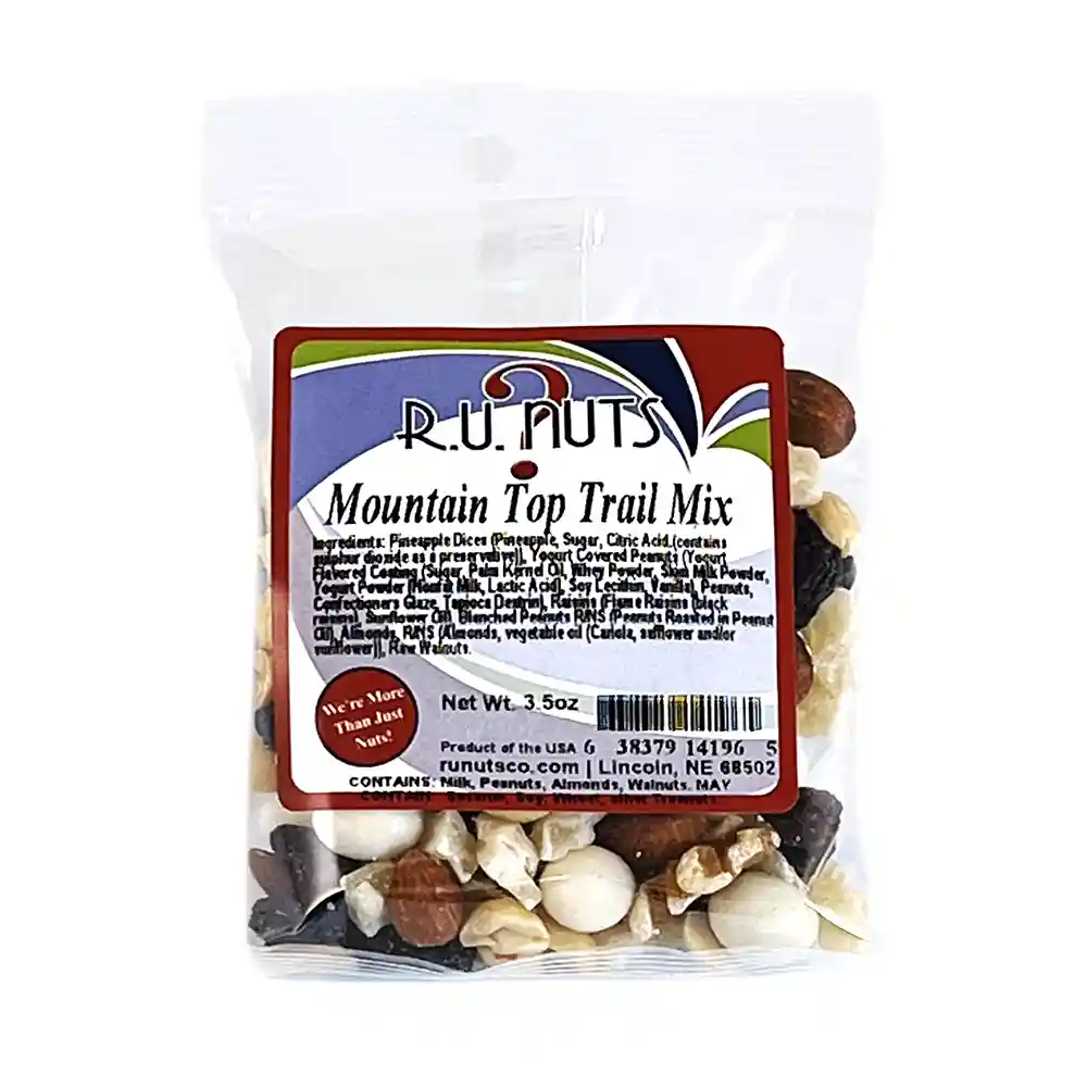 Mountain Top Trail Mix 3.5 oz pack or case of 12 - R.U. Nuts